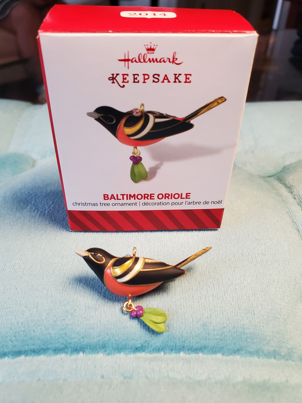 2014 Hallmark Keepsake Miniature Baltimore Oriole Beauty of Birds Ornament